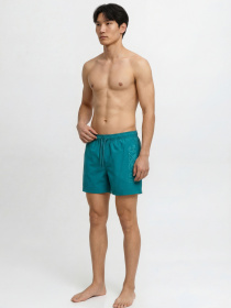 Одежда для пляжа JACK & JONES MAUI WAVE LOGO SWIM SHORTS модель 12291391_Colonial Blue Фото