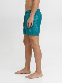 Одежда для пляжа JACK & JONES MAUI WAVE LOGO SWIM SHORTS модель 12291391_Colonial Blue Фото