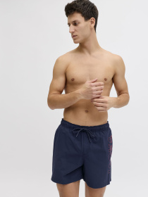 Одежда для пляжа JACK & JONES MAUI WAVE LOGO SWIM SHORTS модель 12291391_Navy Blazer Фото
