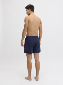 Одежда для пляжа JACK & JONES MAUI WAVE LOGO SWIM SHORTS модель 12291391_Navy Blazer Фото