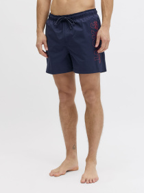 Одяг для пляжу JACK & JONES MAUI WAVE LOGO SWIM SHORTS модель 12291391_Navy Blazer Фото