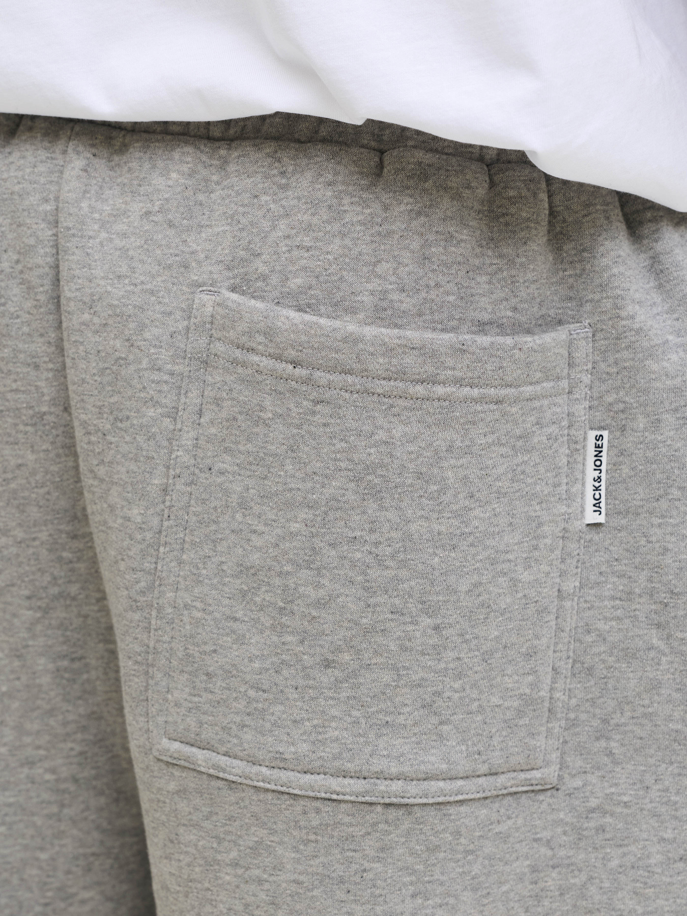 Шорты JACK & JONES OWEN FALLS SWEAT SHORTS модель 12292973_Light Grey Melange Фото