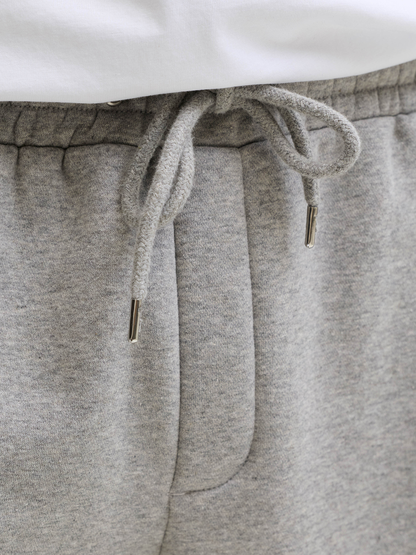 Шорты JACK & JONES OWEN FALLS SWEAT SHORTS модель 12292973_Light Grey Melange Фото