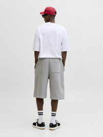 Шорты JACK & JONES OWEN FALLS SWEAT SHORTS модель 12292973_Light Grey Melange Фото