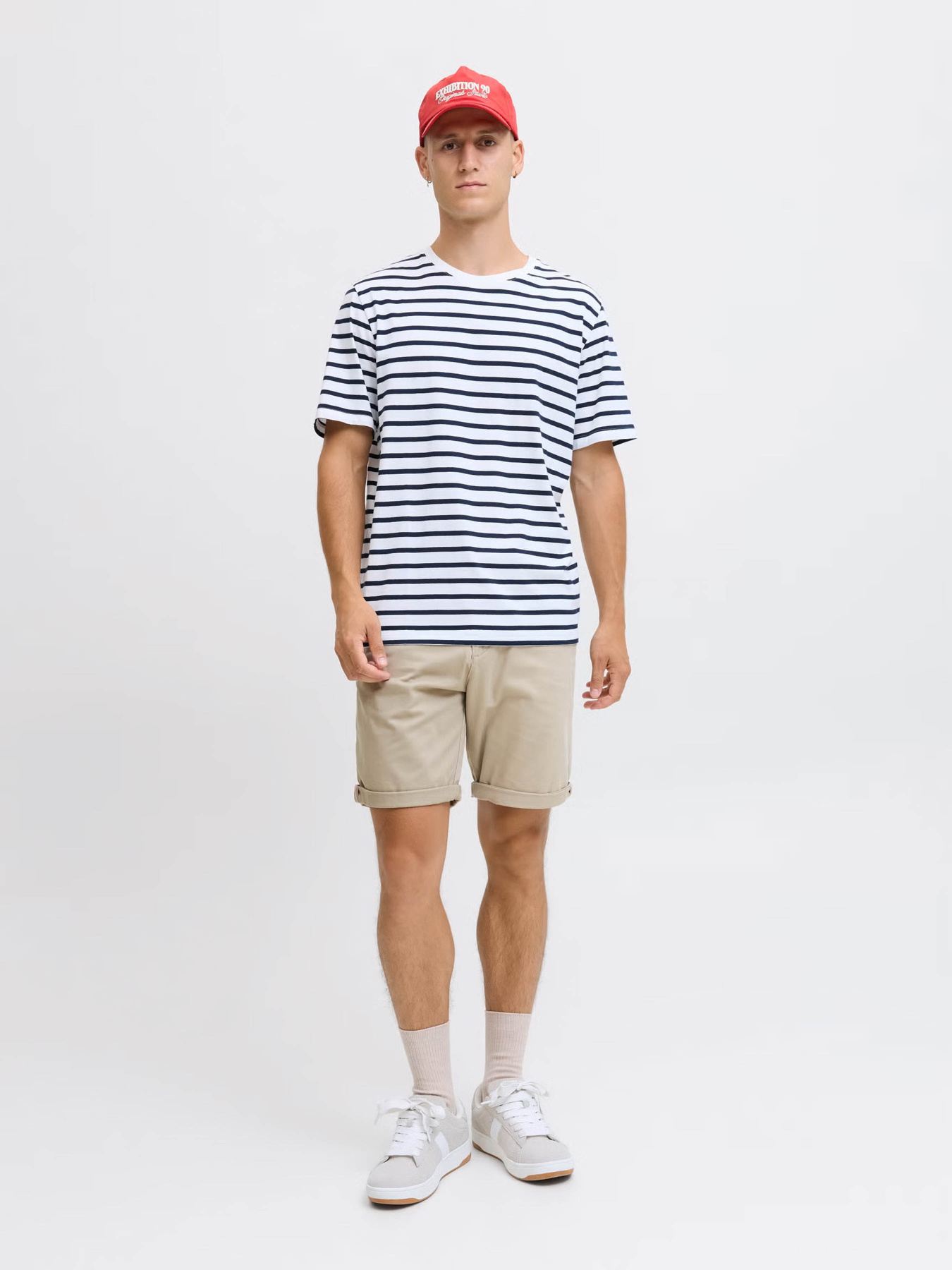 Шорты JACK & JONES BOWIE SHORTS модель 12165604_Crockery Фото