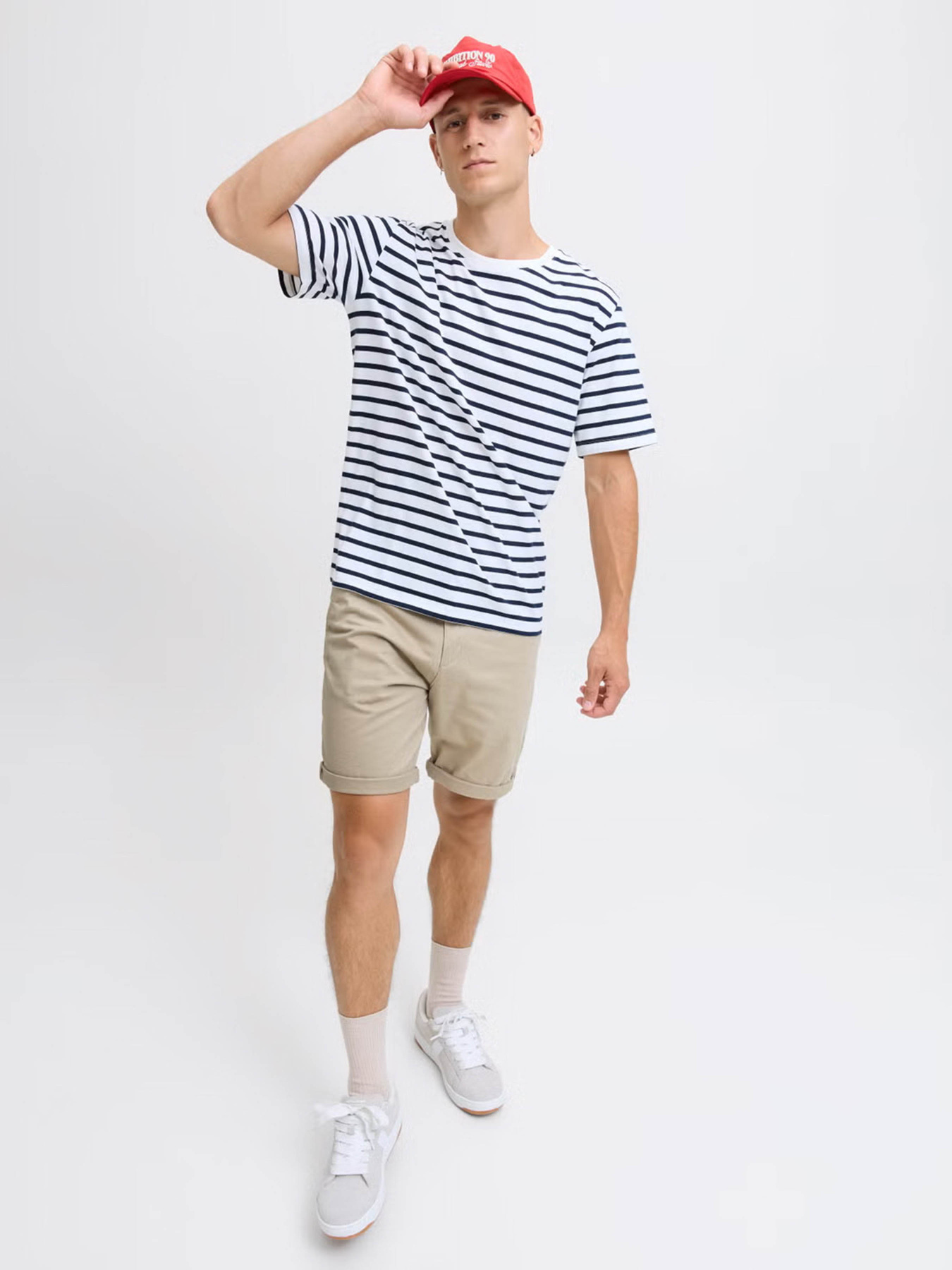 Шорты JACK & JONES BOWIE SHORTS модель 12165604_Crockery Фото