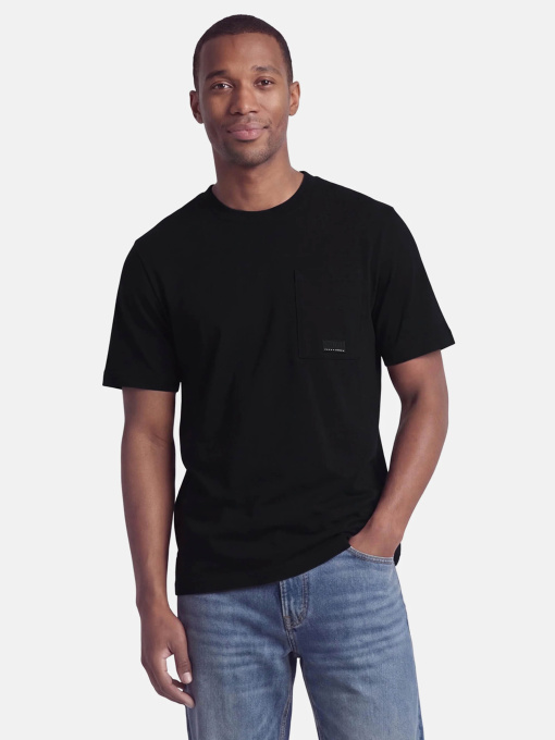 Футболки і поло JACK & JONES FUSION BADGE POCKET TEE модель 12295017_Black Фото