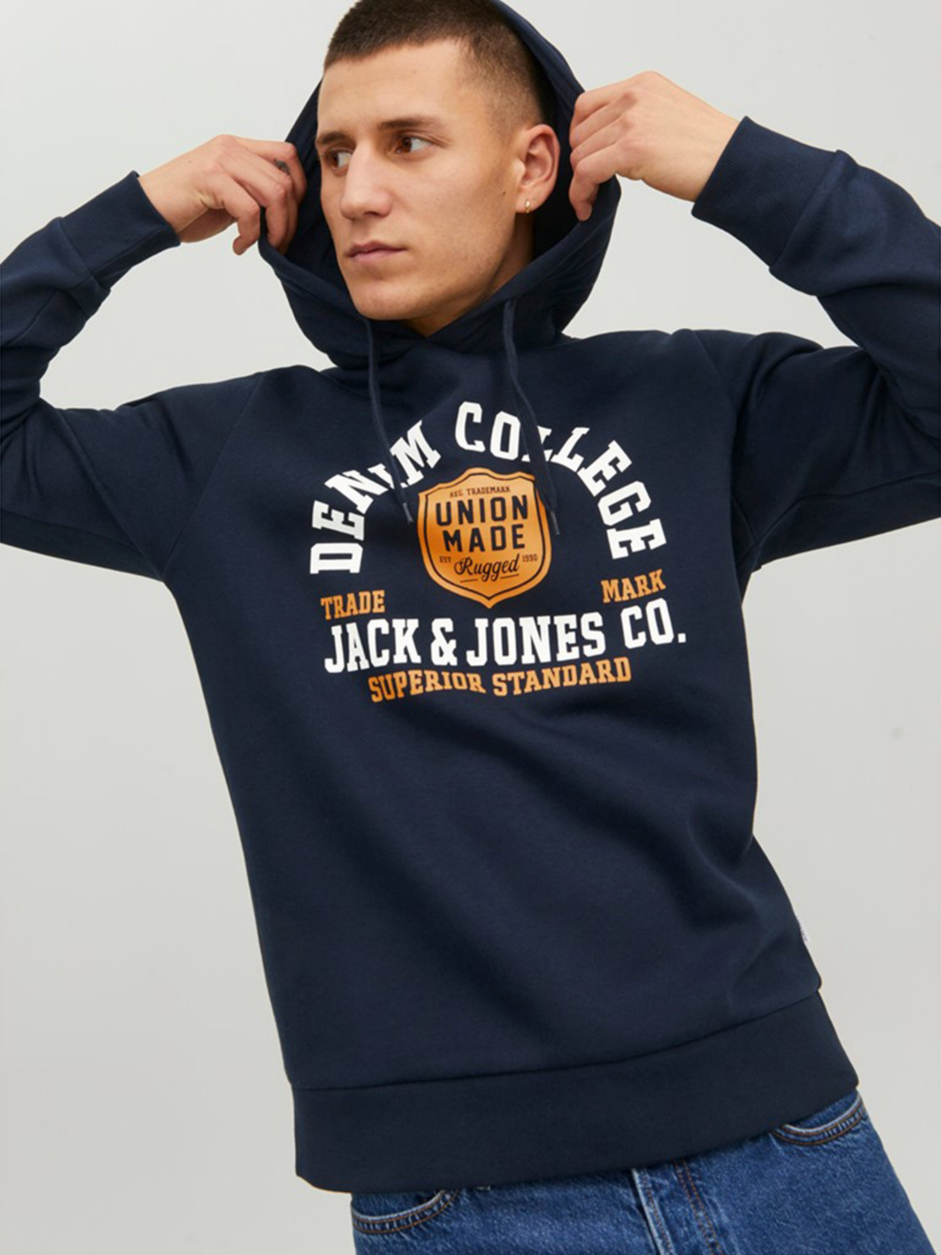 Худи JACK & JONES модель 12210824_Sky Captain Фото