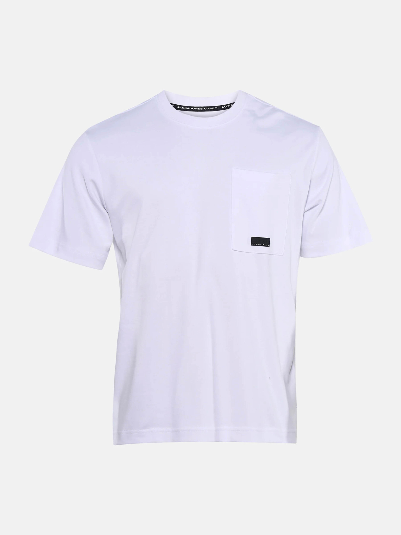 Футболки и поло JACK & JONES FUSION BADGE POCKET TEE модель 12295017_Bright White Фото
