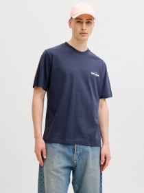 Футболки і поло JACK & JONES RIVIERA BACK PHOTO TEE модель 12295161_Odyssey Gray Фото