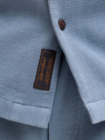 Рубашки JACK & JONES GLOBAL WAFFLE RESORT SHIRT модель 12295551_Vintage Khaki Фото