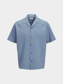 Рубашки JACK & JONES GLOBAL WAFFLE RESORT SHIRT модель 12295551_Vintage Khaki Фото