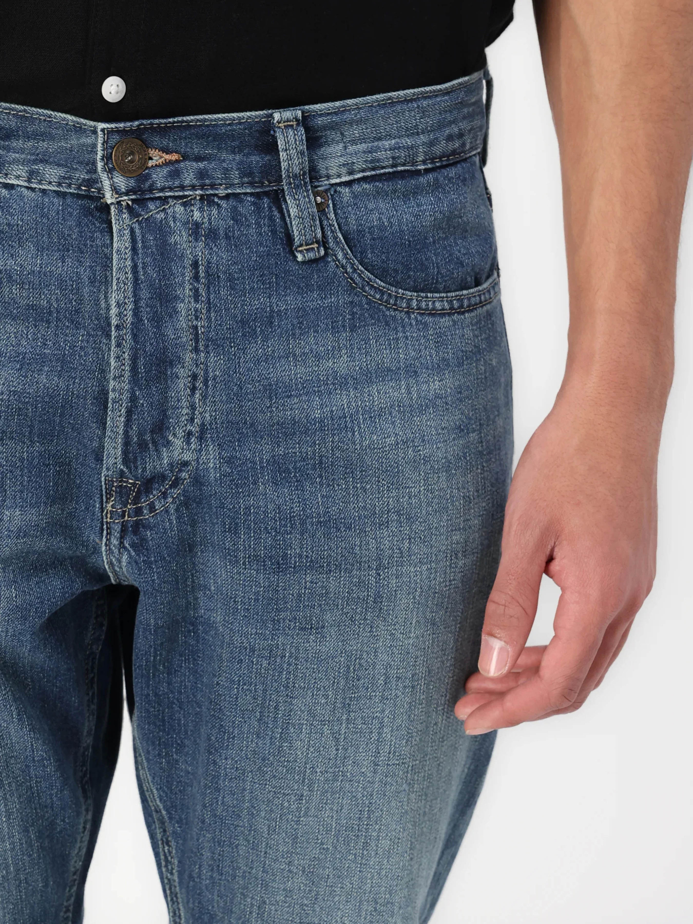 Джинсы JACK & JONES FRANK COOPER модель 12295744_Blue Denim Фото