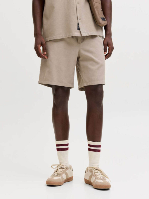 Шорты JACK & JONES JAIDEN WAFFLE RESORT SHORT модель 12295862_Vintage Khaki Фото