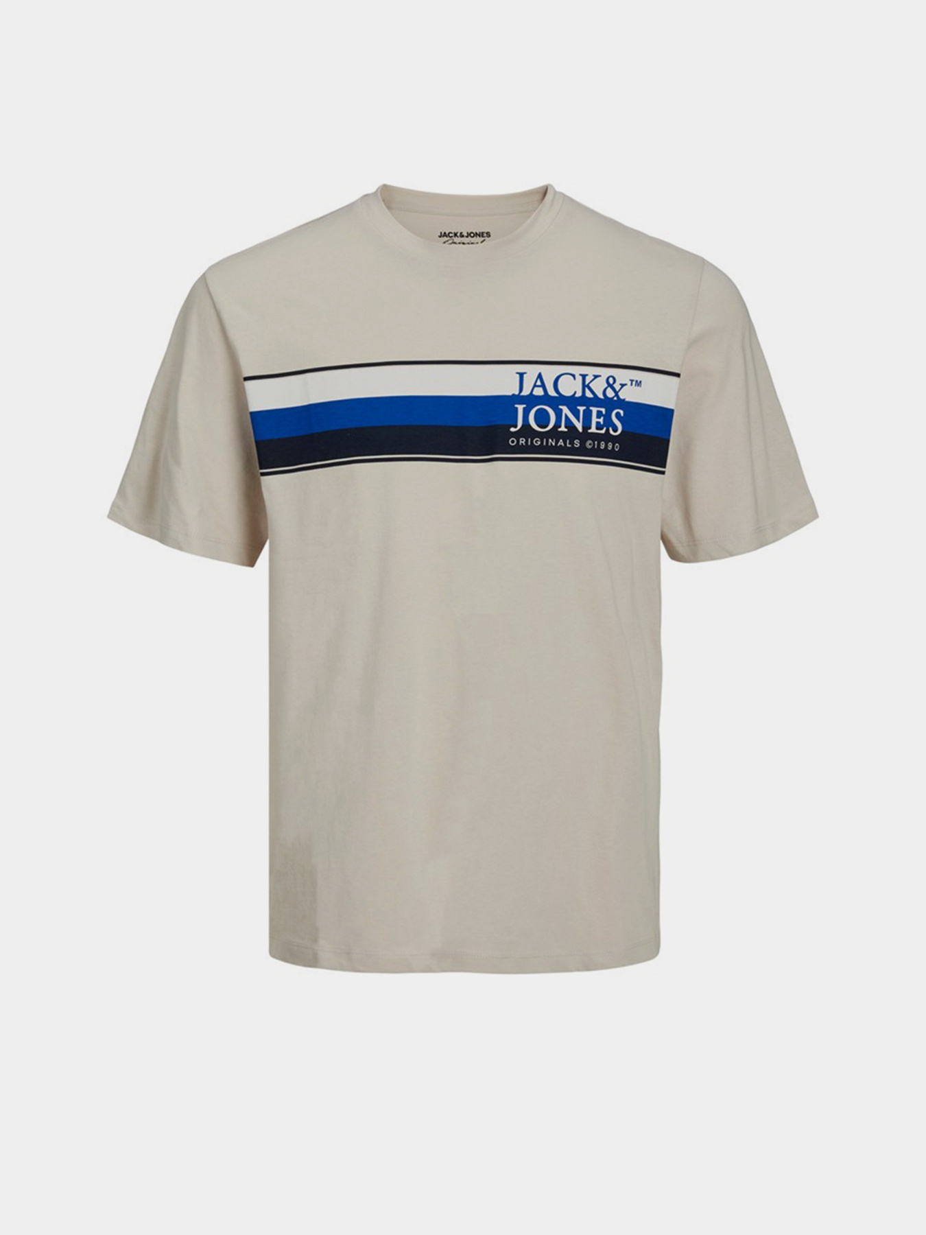 Футболка JACK & JONES модель 12228542_Moonbeam Футболка JACK & JONES модель 12228542_Moonbeam Фото