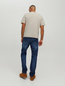 Футболка JACK & JONES модель 12228542_Moonbeam Футболка JACK & JONES модель 12228542_Moonbeam Фото