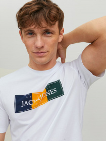 Футболка JACK & JONES модель 12228542_Bright White Фото
