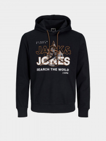 Худі JACK & JONES модель 12228603_Black Фото