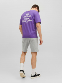 Шорты JACK & JONES модель 12228647_Light Grey Melange Фото