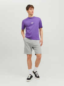 Шорты JACK & JONES модель 12228647_Light Grey Melange Фото