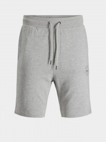 Шорты JACK & JONES модель 12228647_Light Grey Melange Фото