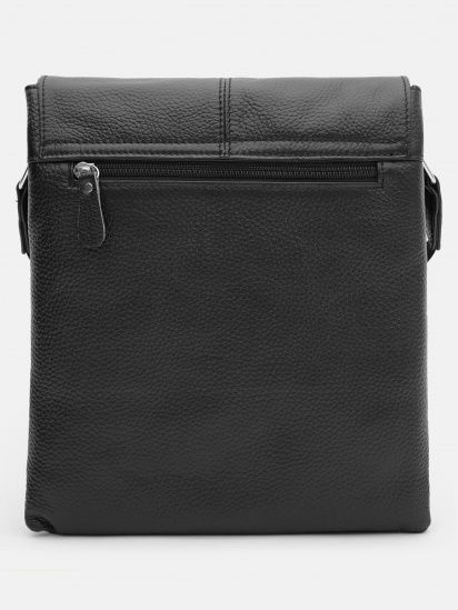 Мессенджер Borsa Leather модель K1b064bl-black — фото 3 - INTERTOP