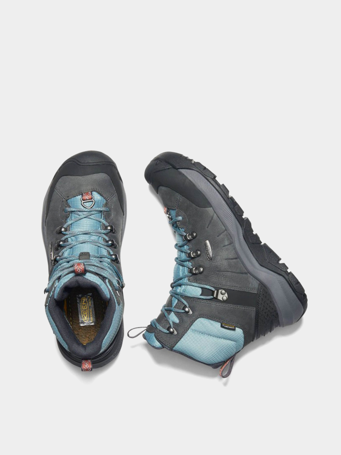 Черевики Keen Revel IV Mid Polar модель 1023629 Сірий, бірюзовий Фото