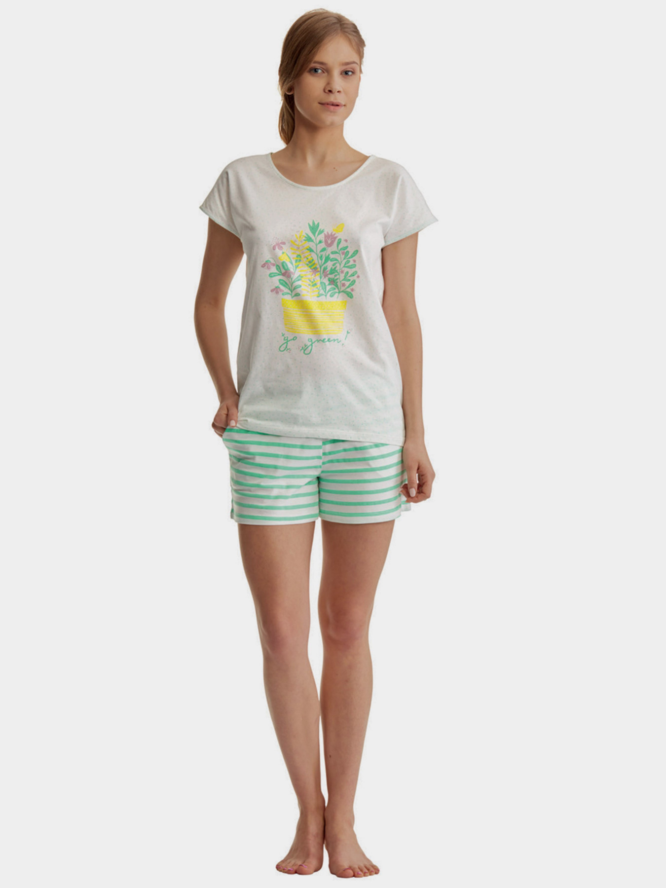 Пижама Key модель LNS 055 A8 Піжама жіноча-mix Фото