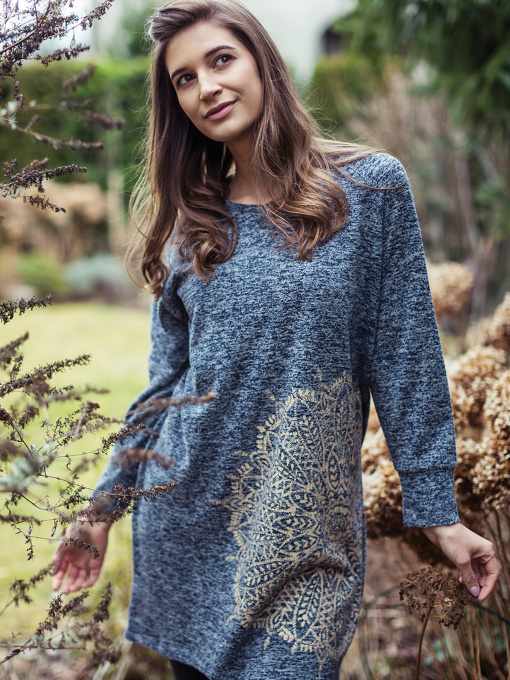 Туника Key модель LHD 895 B8 Жіноча туніка-синий Фото