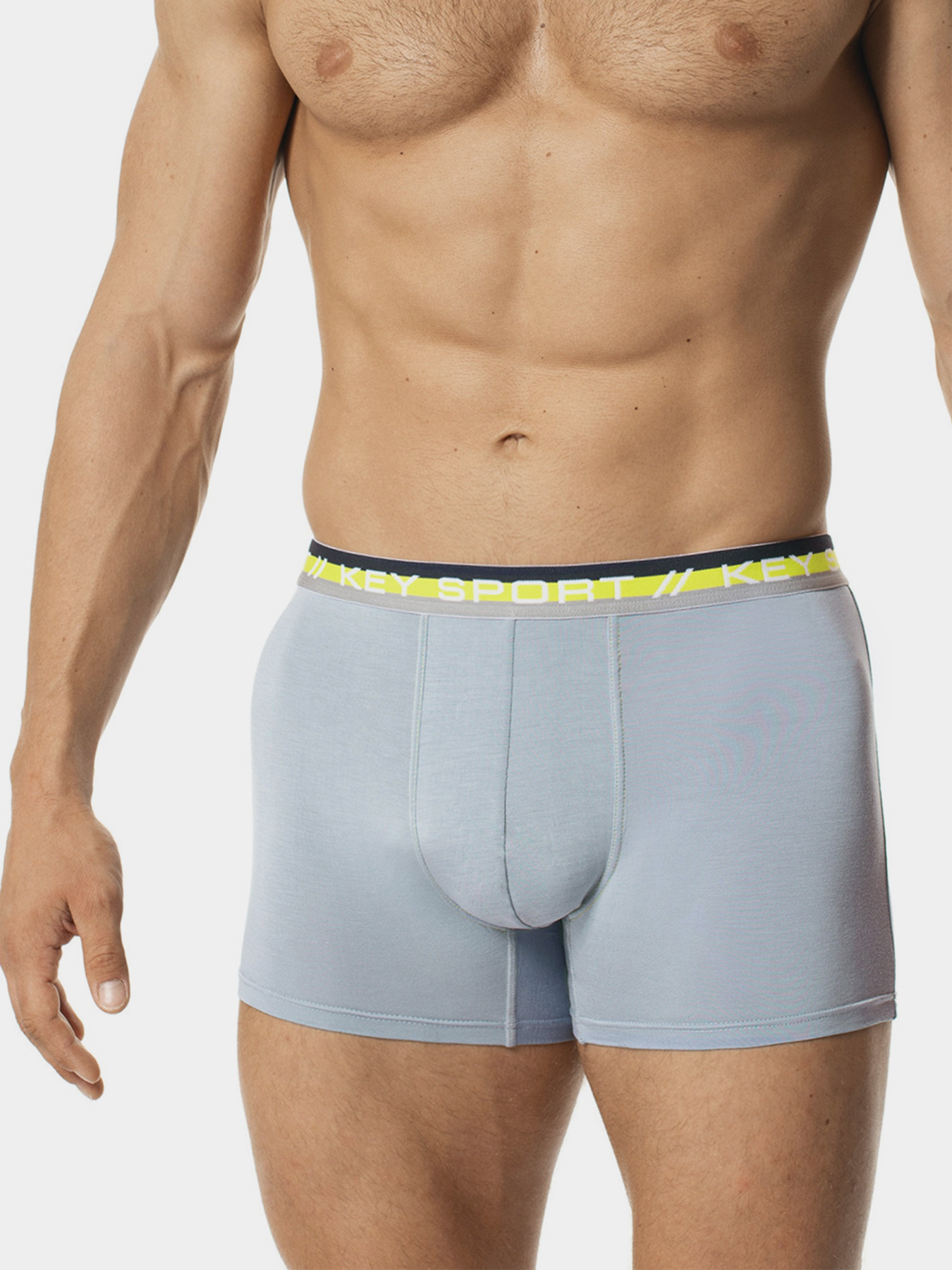 Трусы Key модель MXH 253 A20 Чоловічі шорти-меланж Фото
