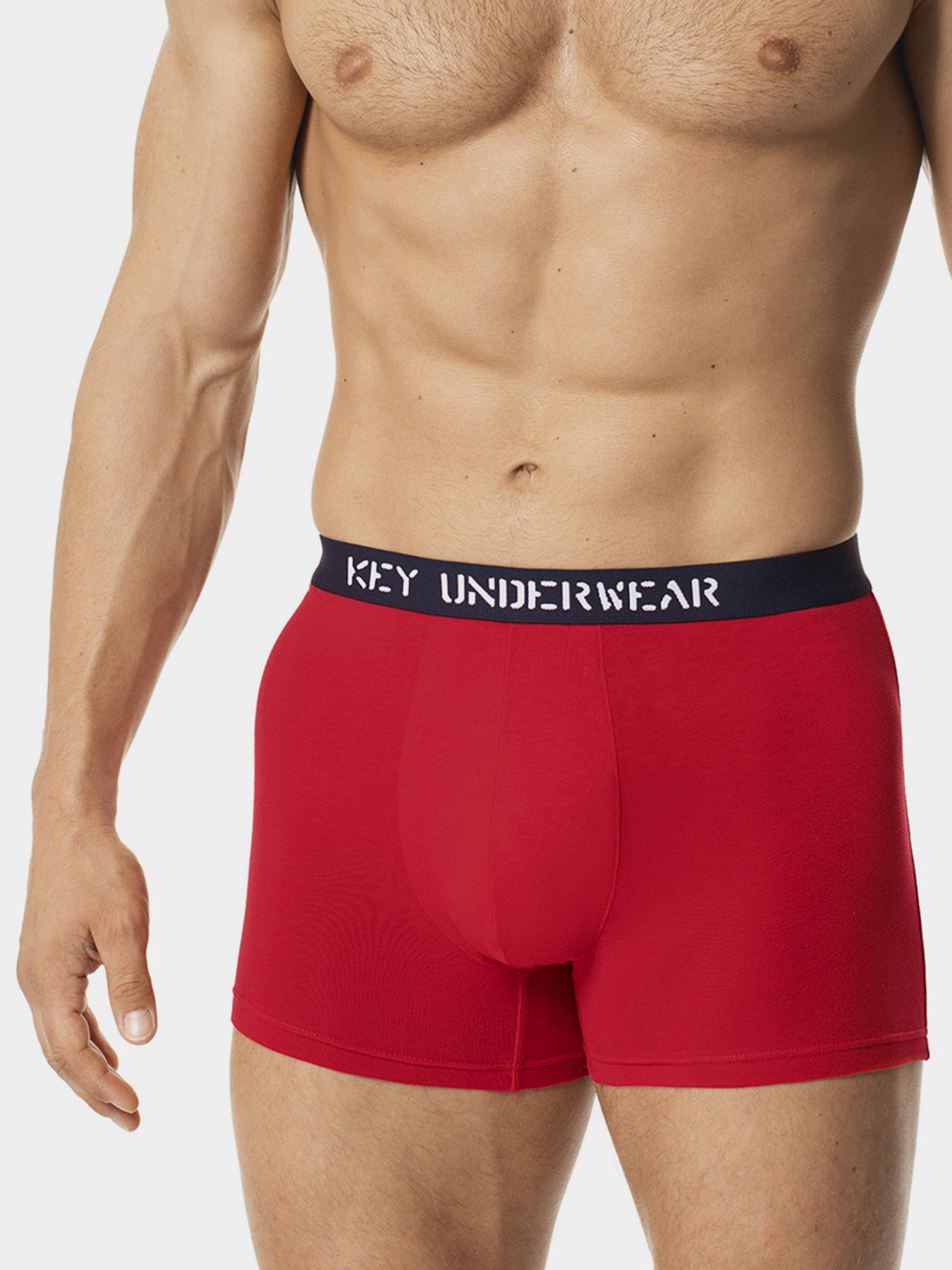 Трусы Key модель MXH 290 A20 Чоловічі шорти-красный Фото