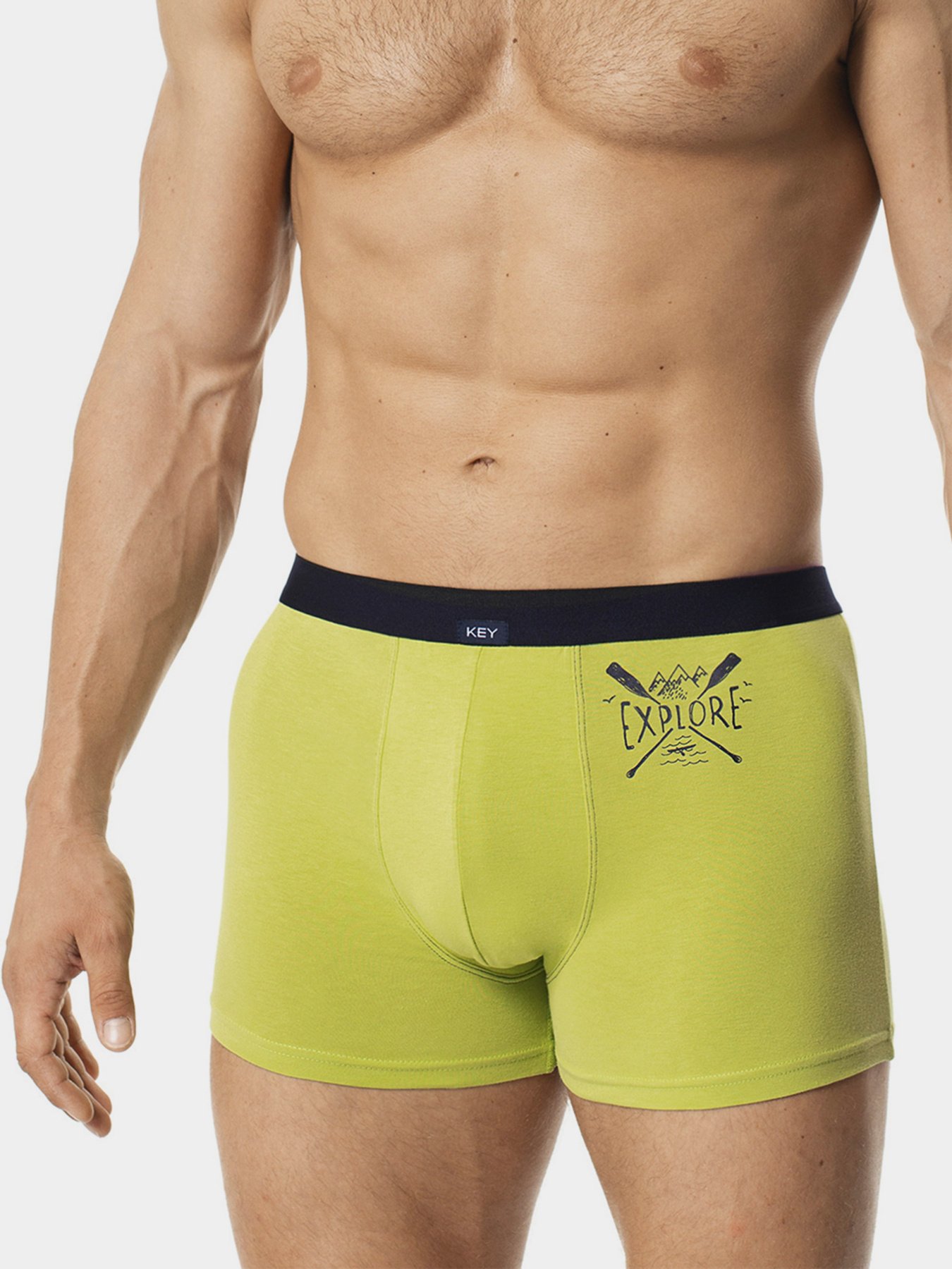Трусы Key модель MXH 731 A20 Чоловічі шорти-зеленый Фото