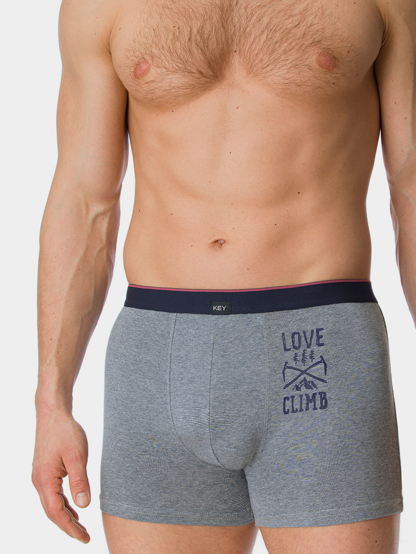 Трусы Key модель MXH 347 B20 Чоловічі шорти-голубой Фото