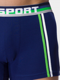 Трусы Key модель MXH 217 A21 Чоловічі шорти-синий Фото