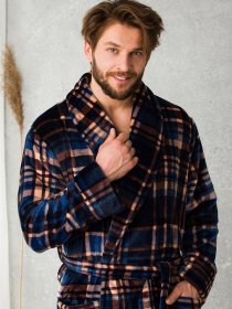 Халат Key модель MGL 466 B20 Чоловічий халат-mix Фото