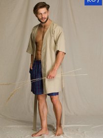 Халат Key модель MGL 106 A21 Чоловічий халат-mix Фото