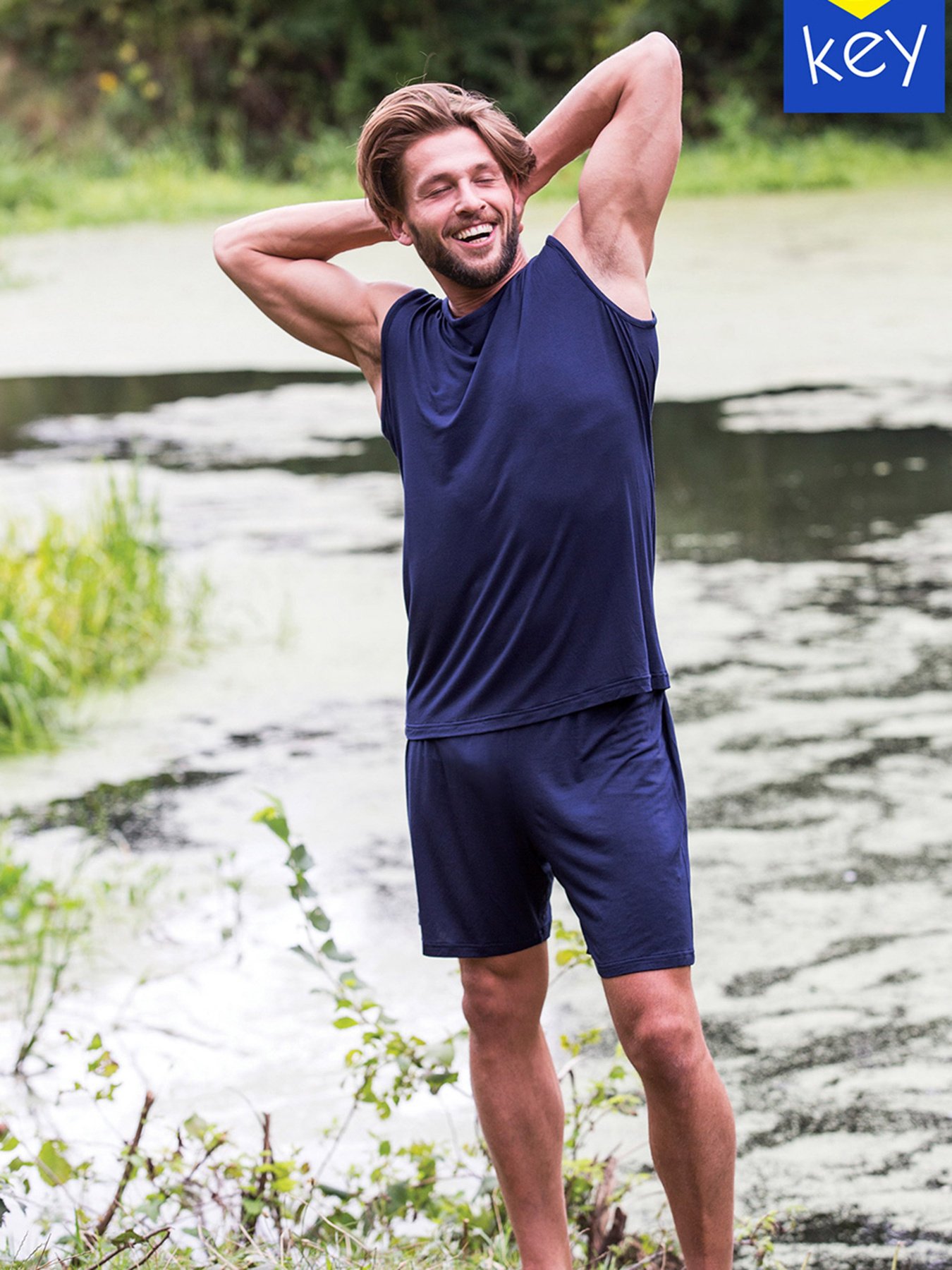 Пижама Key модель MNS 001 A21 Чоловіча піжама-mix Фото