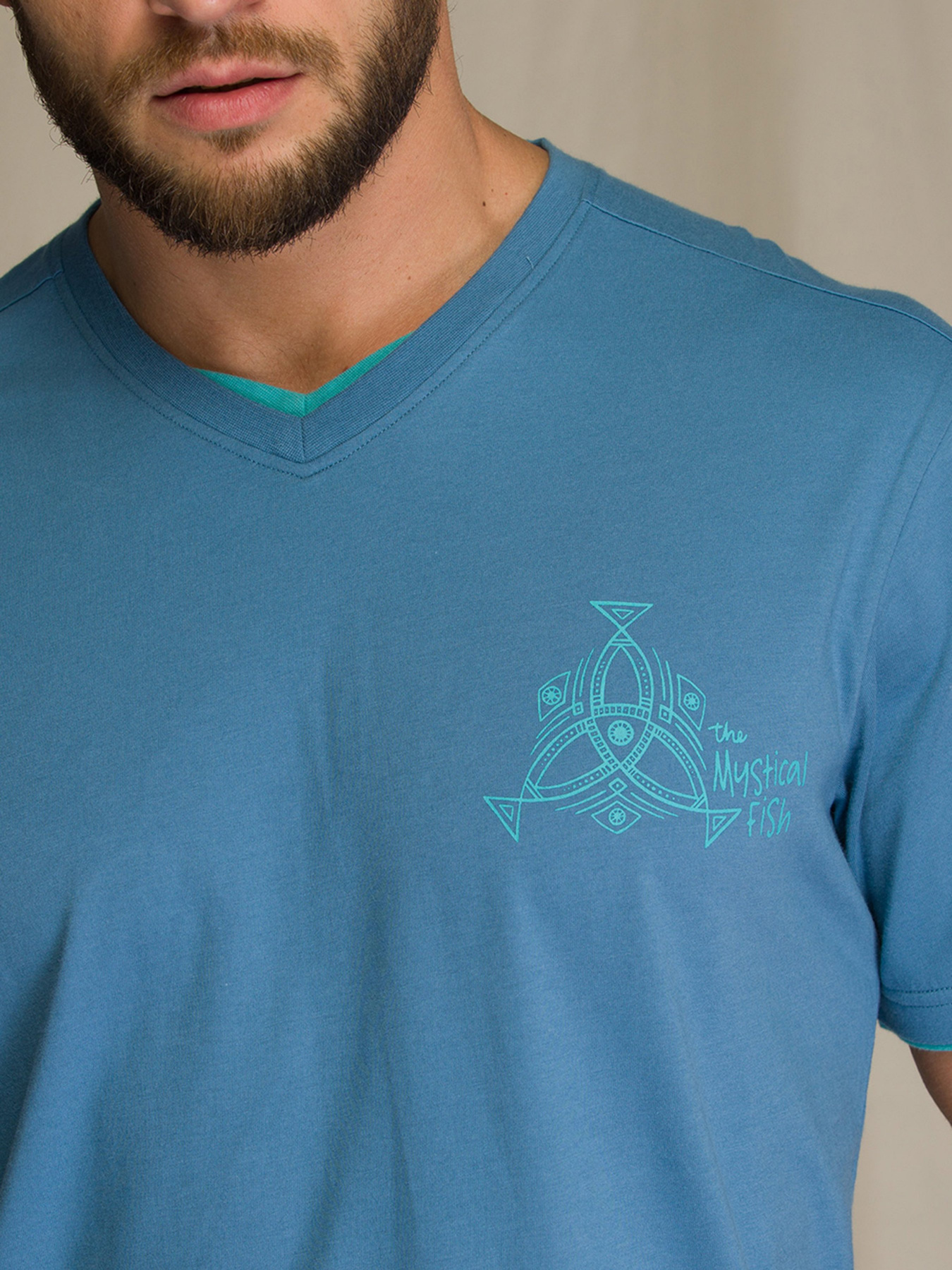 Пижама Key модель MNS 714 A21 Чоловіча піжама-mix Фото