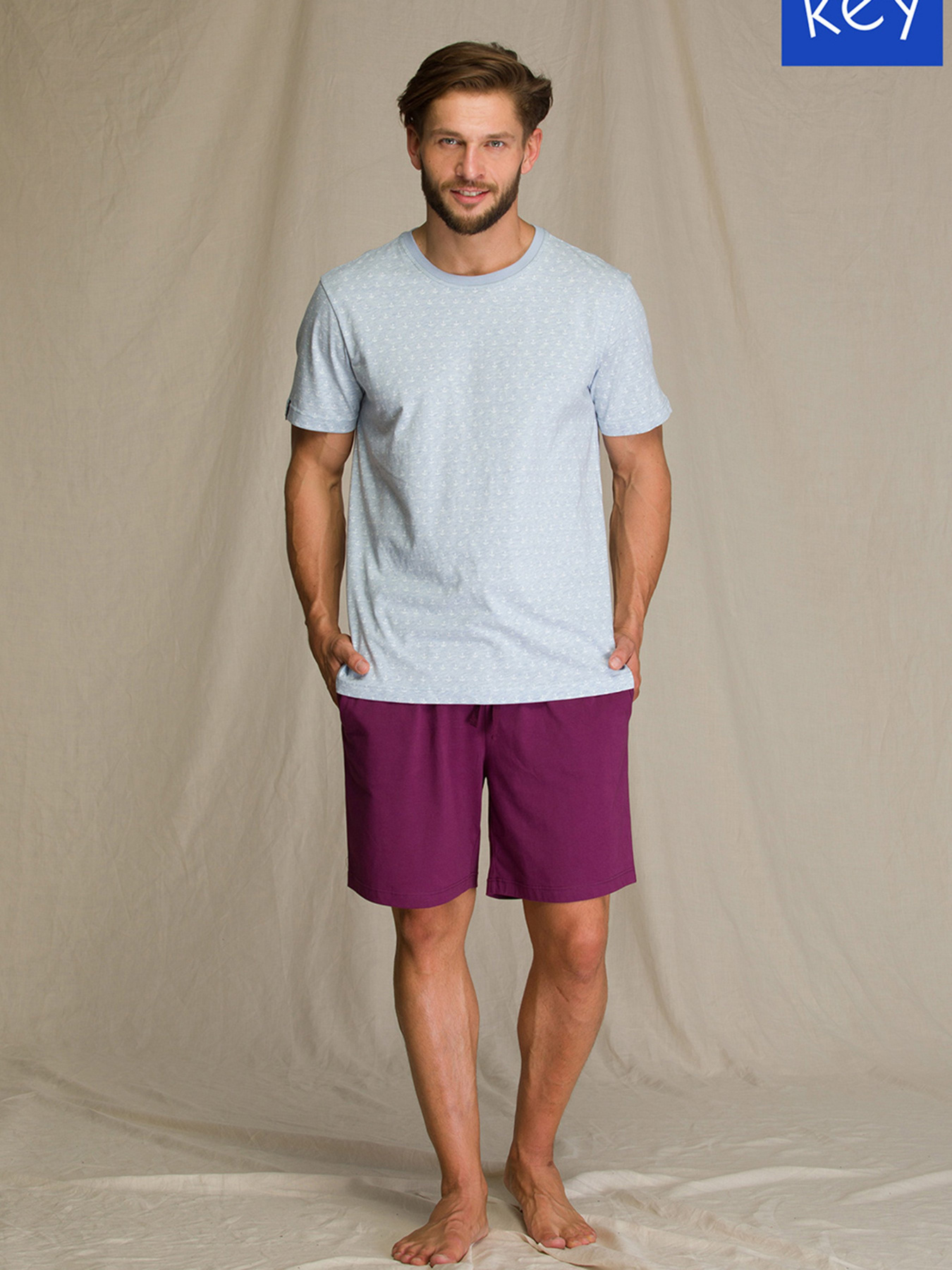 Пижама Key модель MNS 810 A21 Чоловіча піжама-mix Фото