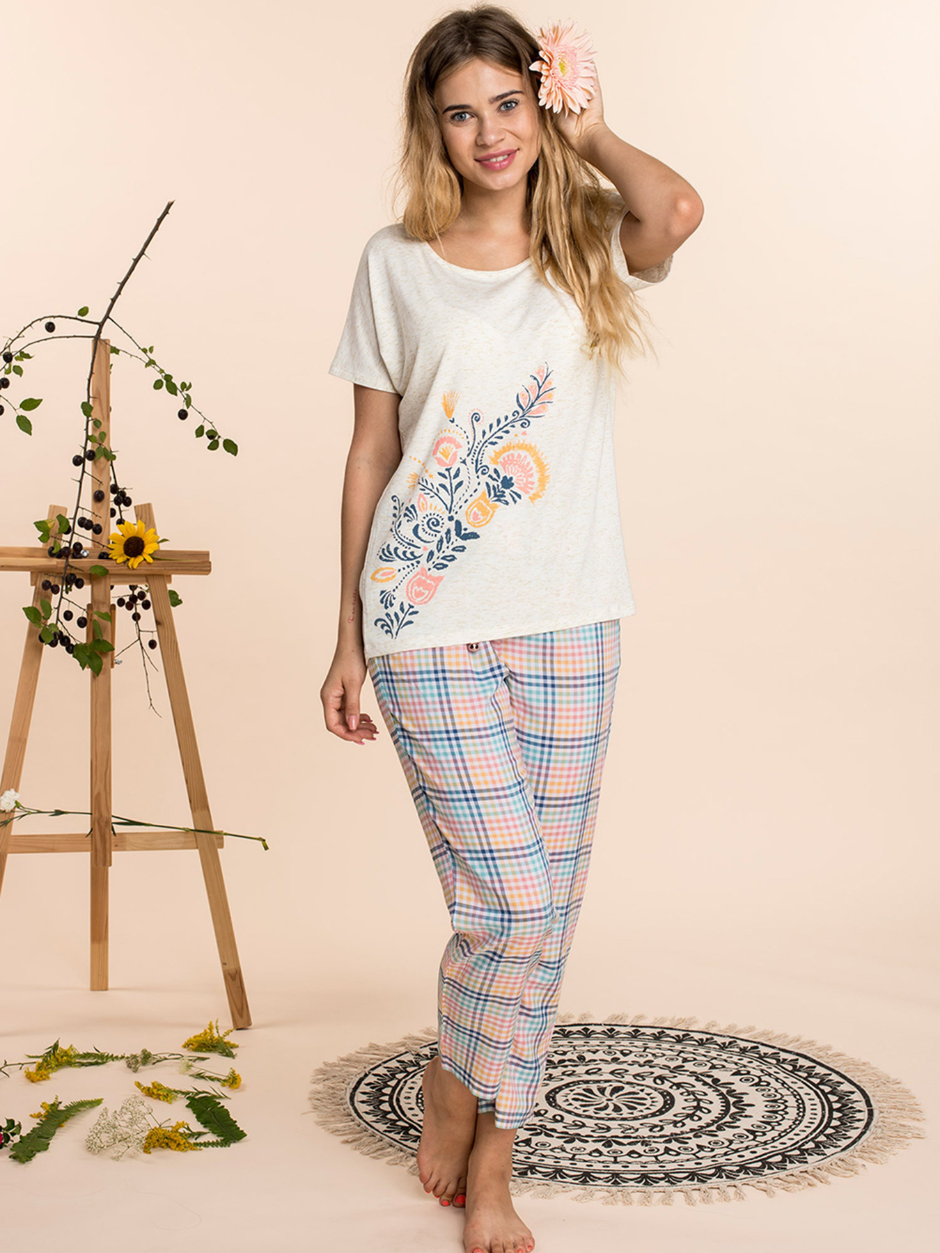 Пижама Key модель LNS 460 A20 Піжама жіноча-mix Фото