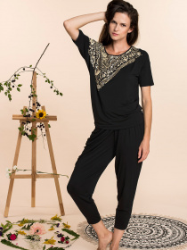 Пижама Key модель LHS 930 A20 Піжама жіноча-черный Фото