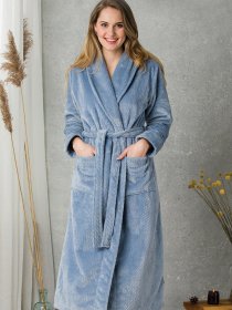 Халат Key модель LGL 115 B20 Жіночий халат-голубой Фото
