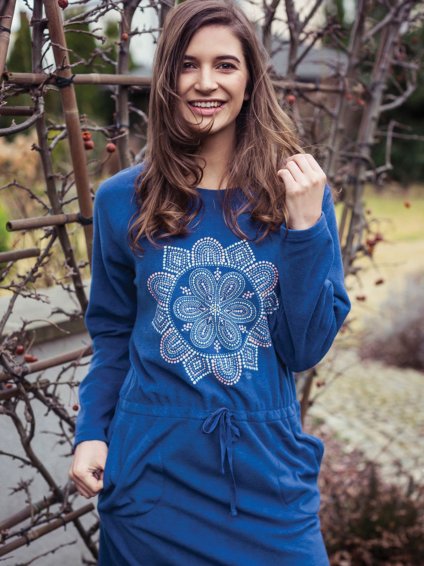 Туніка Key модель LHD 008 B8 Жіноча туніка-синий Фото