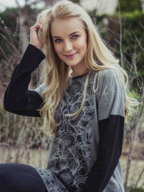 Туніка Key модель LHD 570 B8 Жіноча туніка-серый Фото