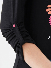 Туника Key модель LHD 585 B8 Жіноча туніка-чорний Фото