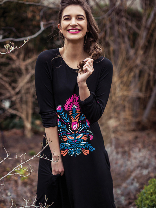 Туніка Key модель LHD 585 B8 Жіноча туніка-чорний Фото