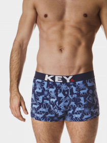 Труси Key модель MXH 077 B19 Чоловічі шорти-синий Труси Key модель MXH 077 B19 Чоловічі шорти-синий Фото