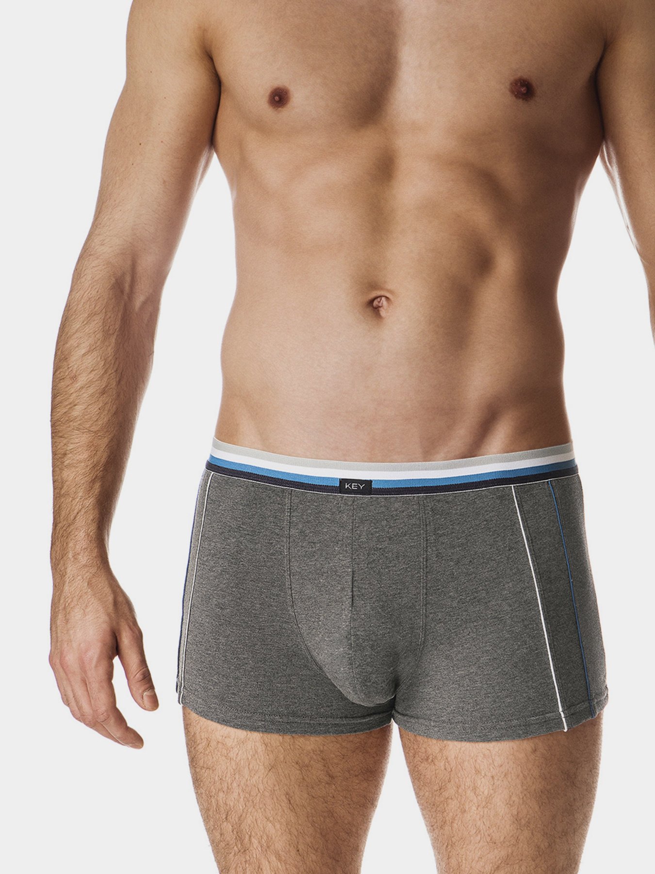 Труси Key модель MXH 142 B19 Чоловічі шорти-меланж Фото