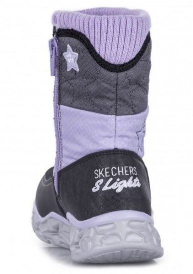 Чоботи дутики Skechers модель 20054L BKLV — фото 5 - INTERTOP