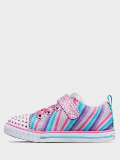 Кеди низькі Skechers Twinkle Toes: Sparkle Lite - Magical Rainbows модель 20275N GYMT — фото - INTERTOP